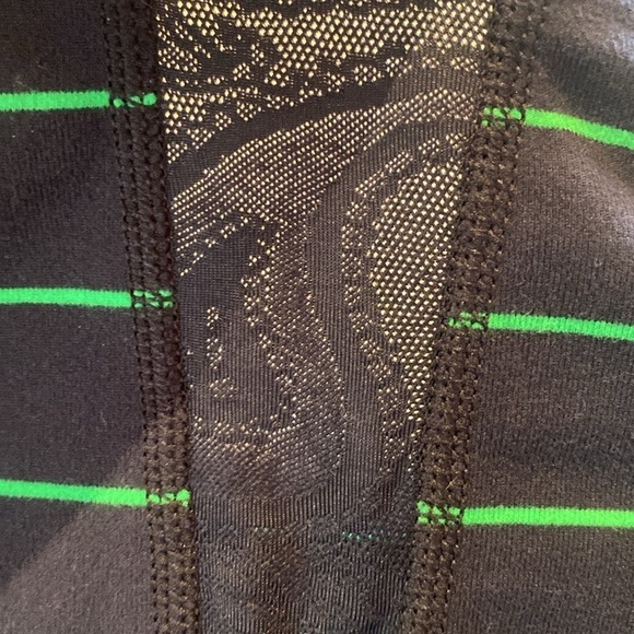Lululemon Full Tilt L/S Slalom Stripe Inkwell Hyper Stripe Green Bean Inkwell 6 - Picture 9 of 11